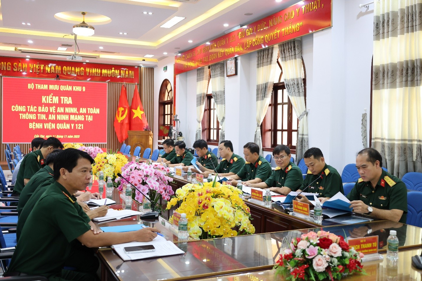 BỆNH VIỆN QUÂN Y 121  PHỤC VỤ KIỂM TRA BẢO VỆ AN NINH, AN TOÀN THÔNG TIN, AN NINH MẠNG