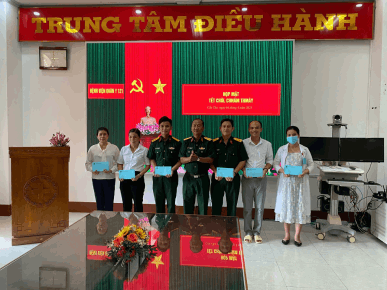 BỆNH VIỆN QUÂN Y 121 TỔ CHỨC HỌP MẶT NHÂN DỊP TẾT CHÔL CHNĂM THMÂY