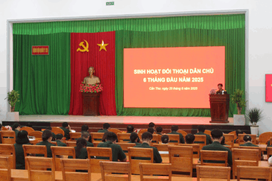 BỆNH VIỆN QUÂN Y 121 SINH HOẠT ĐỐI THOẠI DÂN CHỦ CƠ SỞ 6 THÁNG ĐẦU NĂM 2025