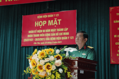 ĐOÀN CƠ SỞ BỆNH VIỆN QUÂN Y 121 TỔ CHỨC HOẠT ĐỘNG NHÂN KỶ NIỆM 90 NĂM NGÀY THÀNH LẬP ĐOÀN THANH NIÊN CỘNG SẢN HỒ CHÍ MINH (26/3/1931 – 26/3/2021)