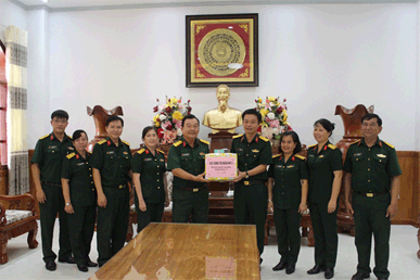 Công đoàn cơ sở Bệnh viện Quân y 121 đón tiếp Đoàn Cục Chính trị