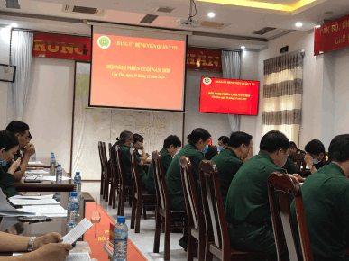 Hội nghị Đảng ủy Bệnh viện Quân y 121 phiên cuối năm 2020