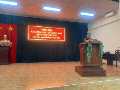 BỆNH VIỆN QUÂN Y 121 KIỂM TRA SẴN SÀNG ĐỘNG VIÊN LỰC LƯỢNG DỰ BỊ ĐỘNG VIÊN NĂM 2023