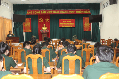 BỆNH VIỆN QUÂN Y 121 TỔ CHỨC BỒI DƯỠNG KIẾN THỨC QUỐC PHÒNG VÀ AN NINH ĐỐI TƯỢNG 4 NĂM 2024