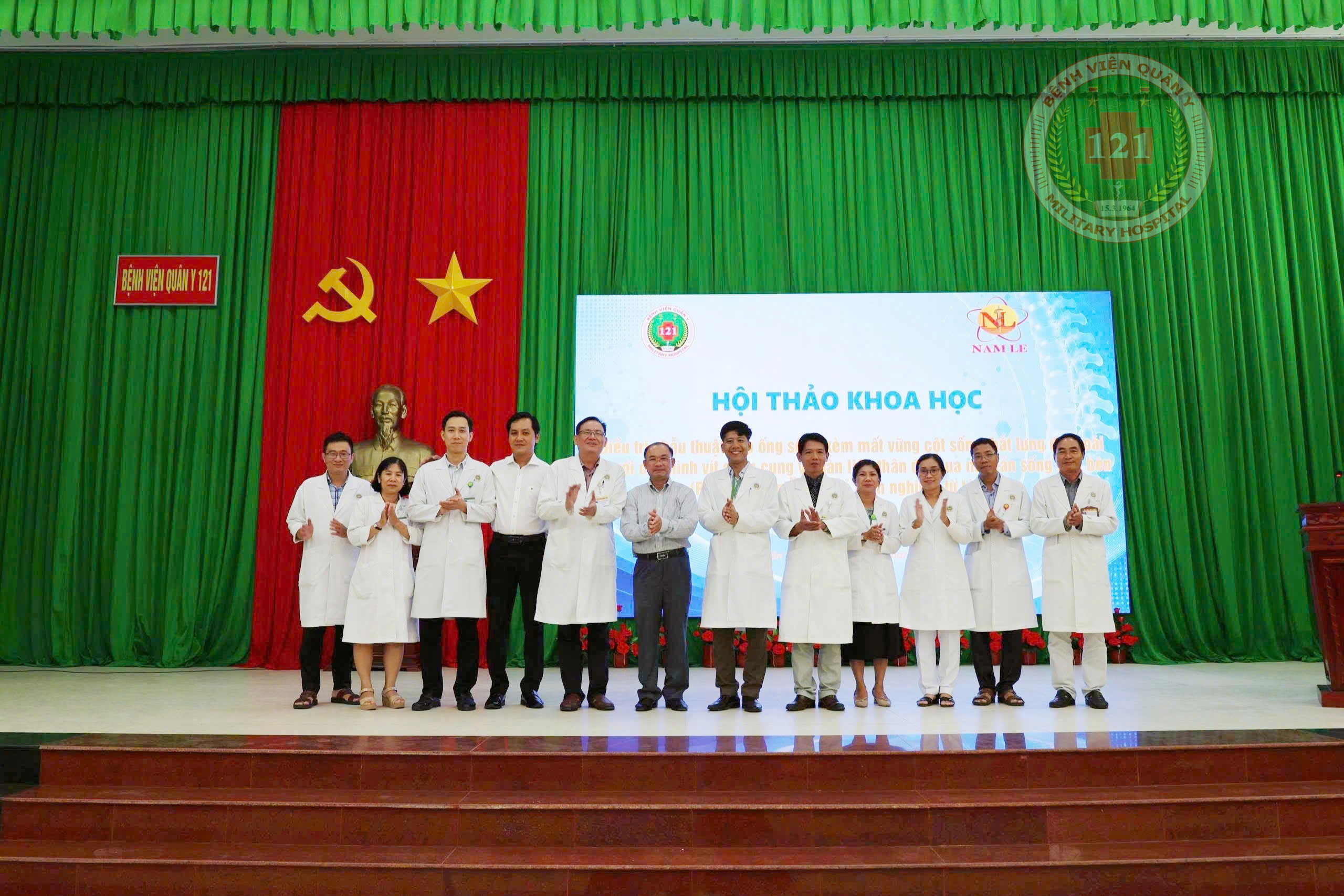 HỘI THẢO KHOA HỌC VỚI CHUYÊN ĐỀ “ĐIỀU TRỊ PHẪU THUẬT HẸP ỐNG SỐNG KÈM MẤT VỮNG CỘT SỐNG THẮT LƯNG DO THOÁI HÓA VỚI CẤU HÌNH VÍT CHÂN CUNG VÀ HÀN LIÊN THÂN ĐỐT QUA MỞ BẢN SỐNG MỘT BÊN (PLIF CẢI BIÊN)