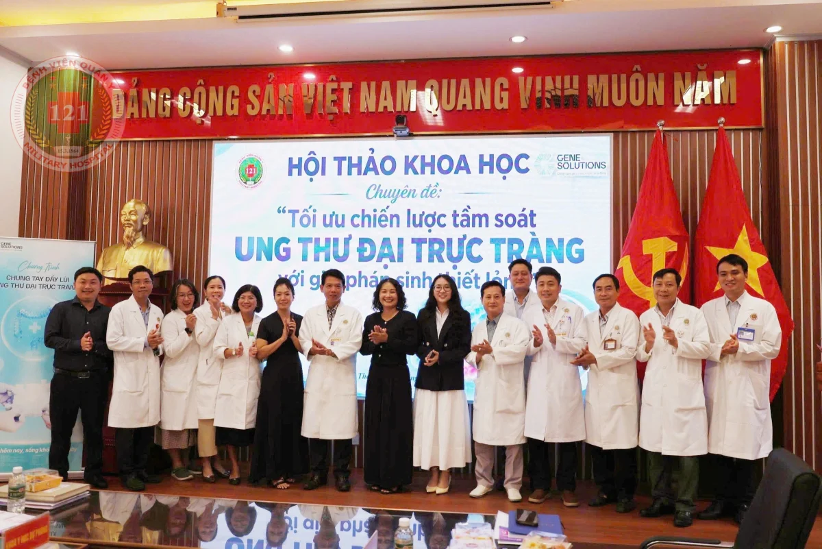 HỘI THẢO KHOA HỌC VỚI CHUYÊN ĐỀ “TỐI ƯU CHIẾN LƯỢC TẦM SOÁT UNG THƯ ĐẠI TRỰC TRÀNG VỚI GIẢI PHÁP SINH THIẾT LỎNG”.