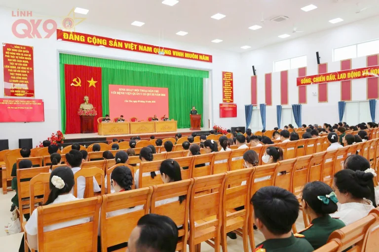 CỤC HẬU CẦN – KỸ THUẬT ĐỐI THOẠI DÂN CHỦ VỚI CÁN BỘ, CHIẾN SĨ, NHÂN VIÊN BỆNH VIỆN QUÂN Y 121